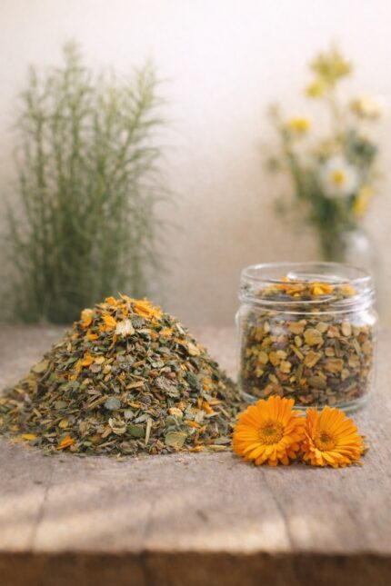 herbata ziołowa na włosy