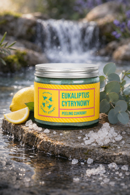 Naturalny Peeling cukrowy - Eukaliptus