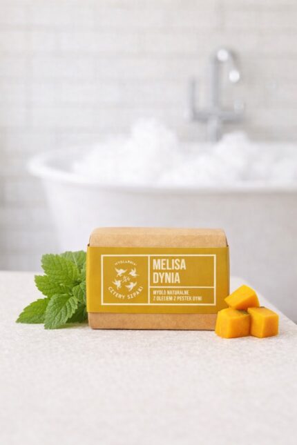 naturalne mydło peelingujące na oleju rycynowym