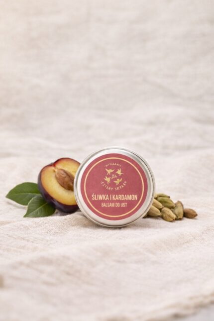 naturalny balsam do ust z olejem rycynowym