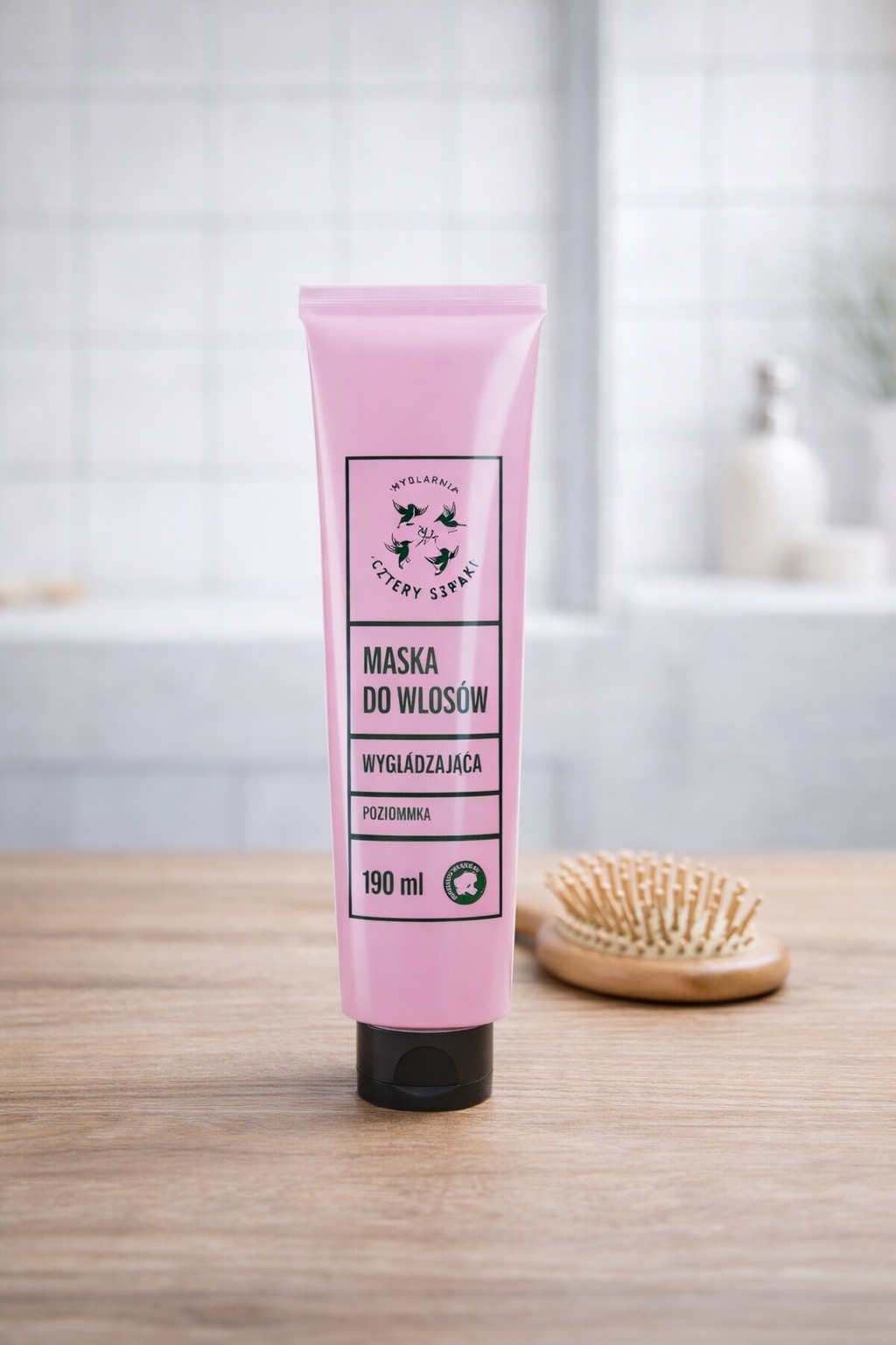 naturalna maseczka do włosów Wygładzająca maska do włosów - Pokrzywa - obrazek 1